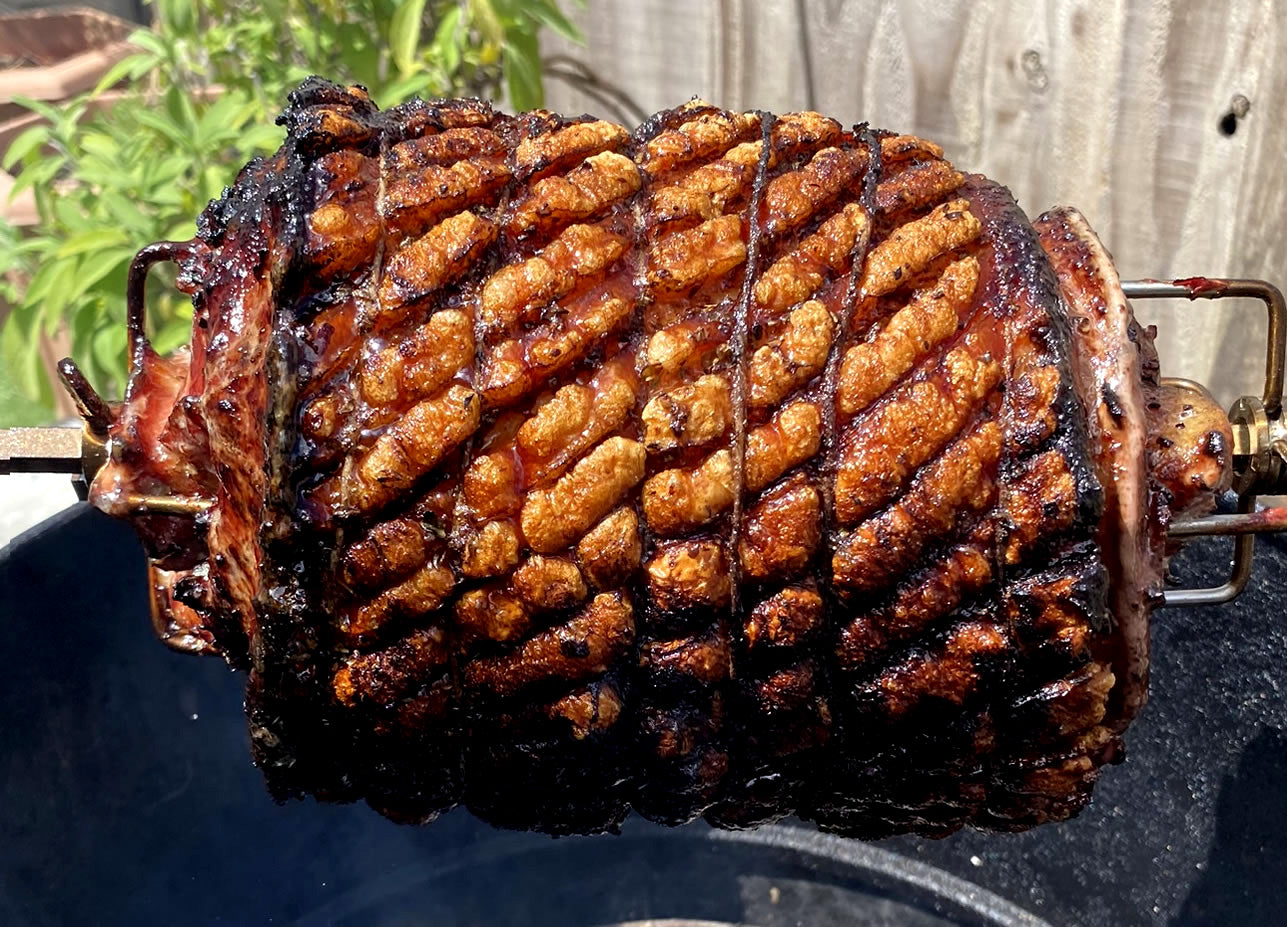 Rotisserie Porchetta Crackling